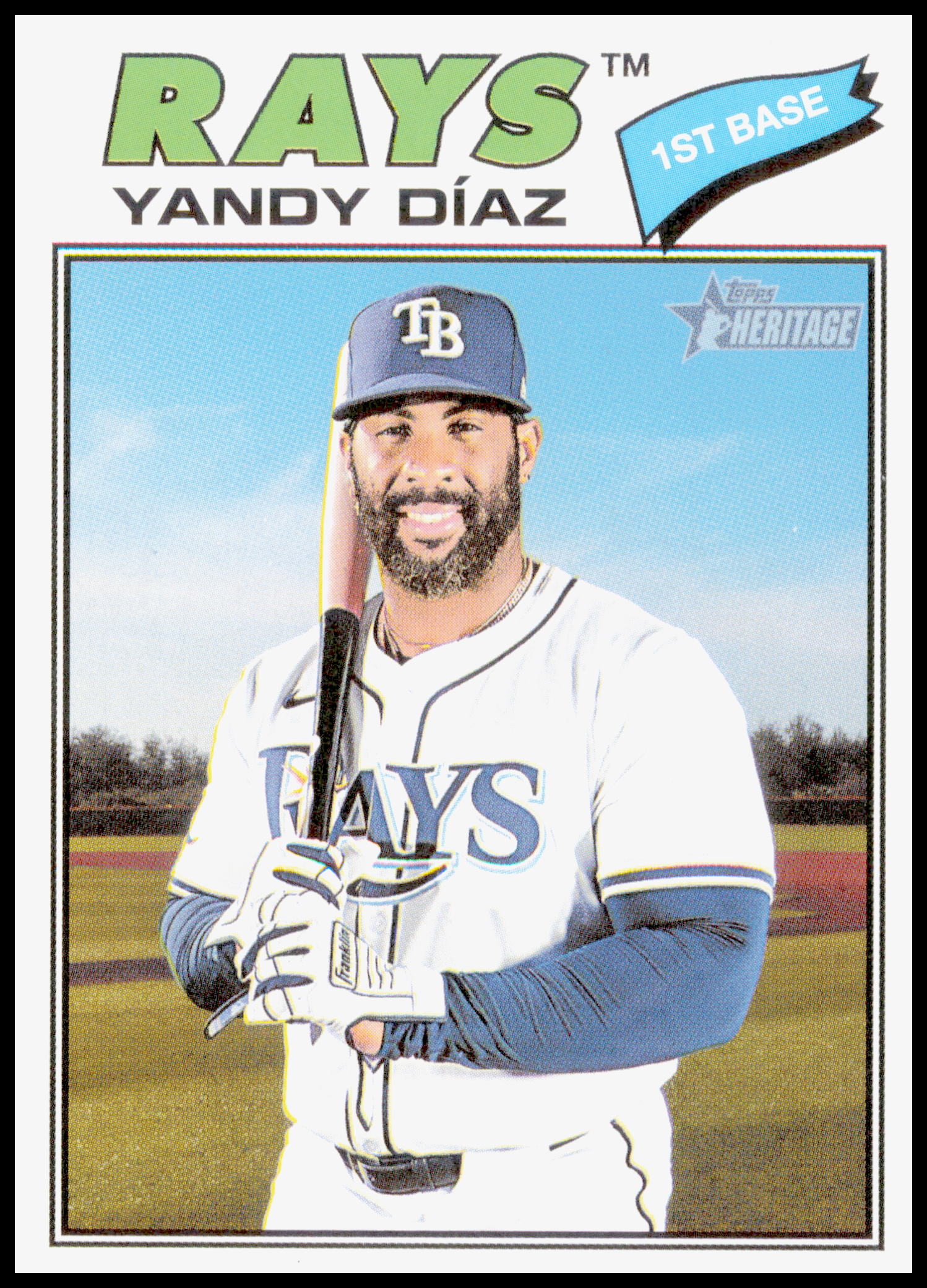 2026 Topps Heritage Yandy Díaz Card
