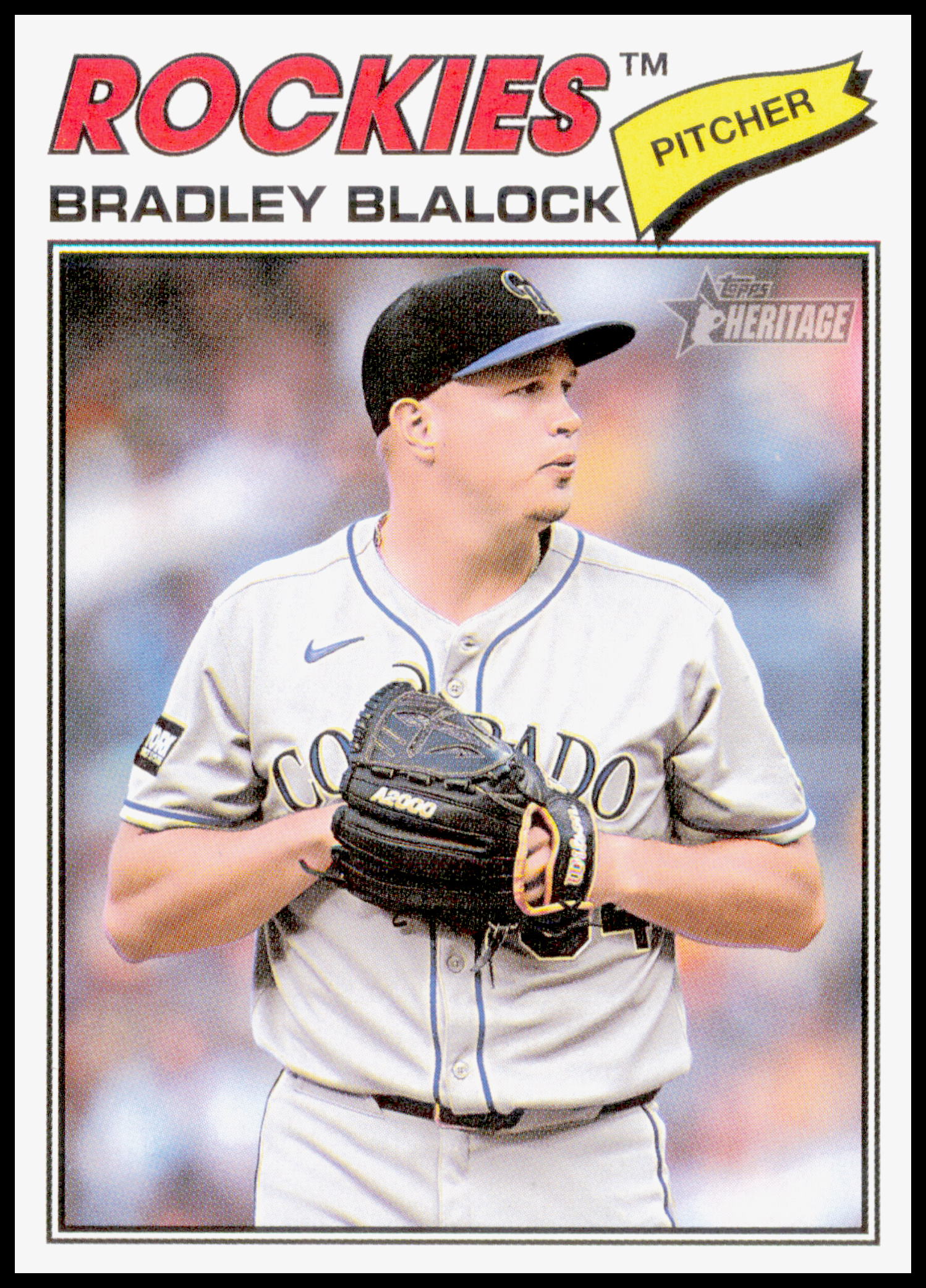 2026 Topps Heritage Bradley Blalock Card