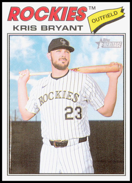 2026 Topps Heritage Kris Bryant Card