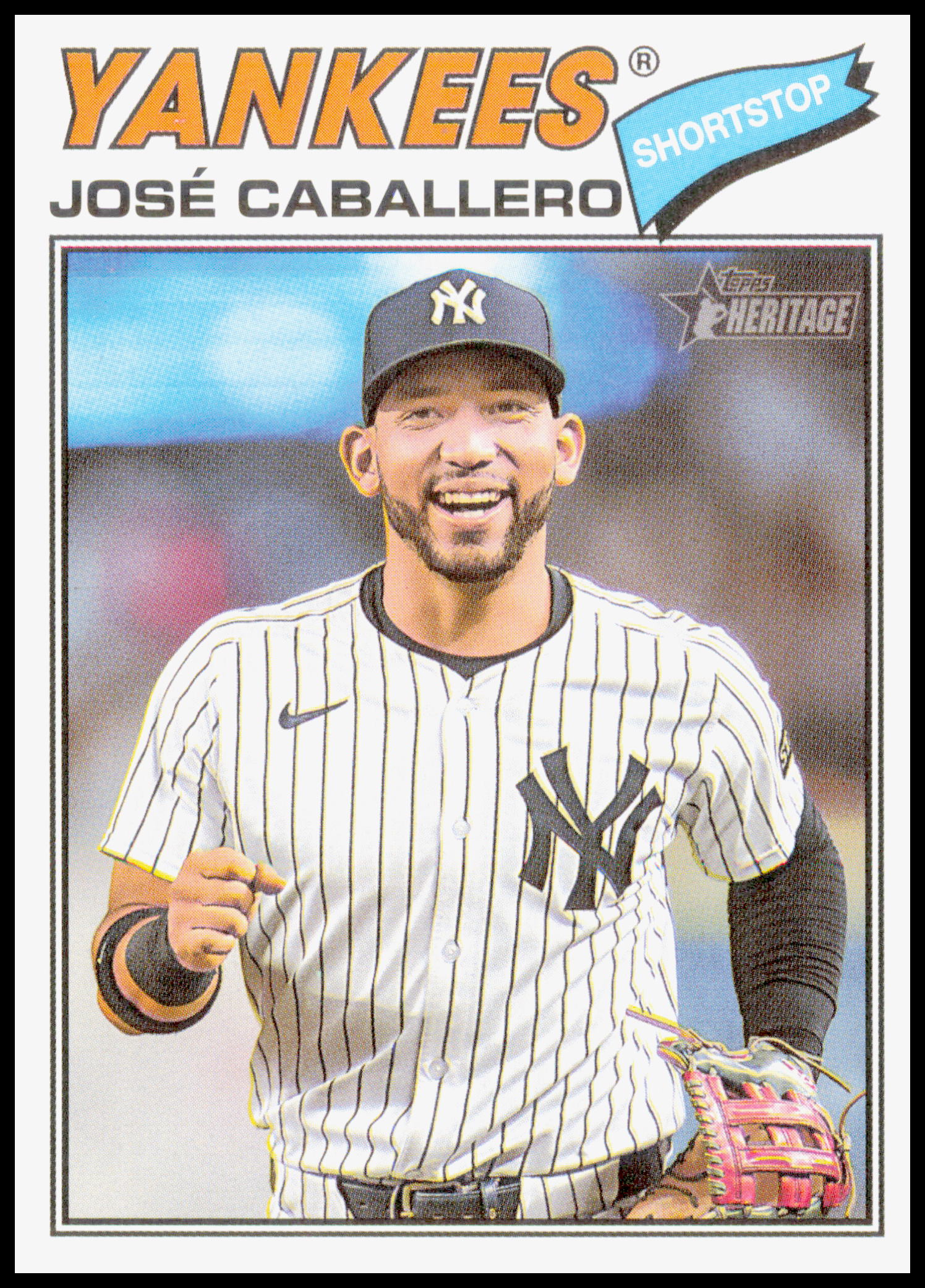 2026 Topps Heritage José Caballero Card