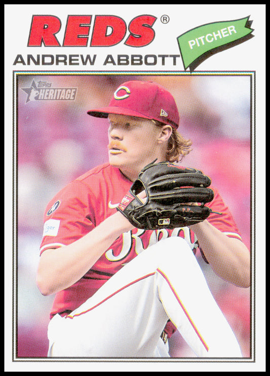 2026 Topps Heritage Andrew Abbott Card