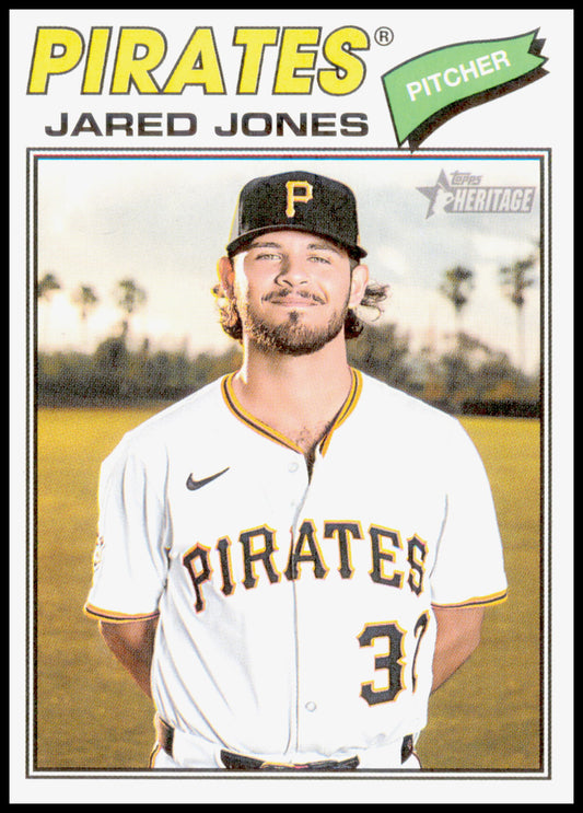 2026 Topps Heritage Jared Jones Card
