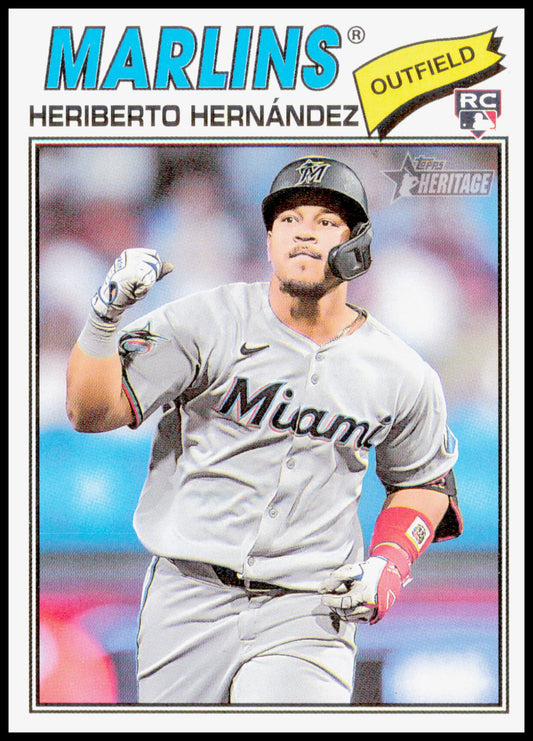 2026 Topps Heritage Heriberto Hernández Rookie Card