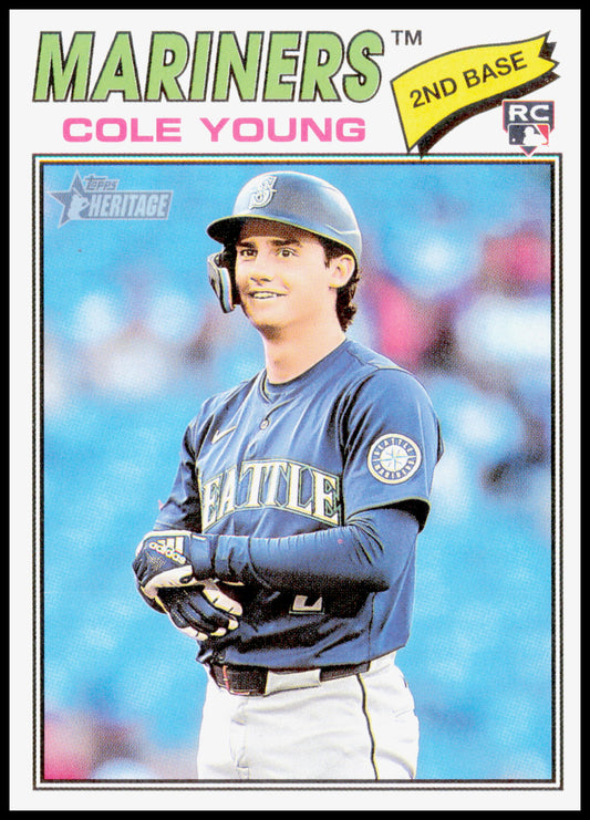 2026 Topps Heritage Cole Young Card RC RC