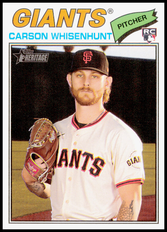 2026 Topps Heritage Carson Whisenhunt Card RC RC