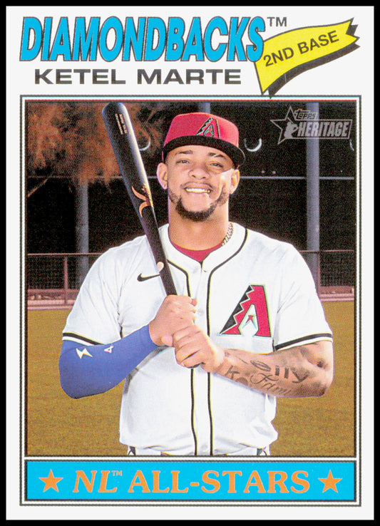 2026 Topps Heritage Ketel Marte Card