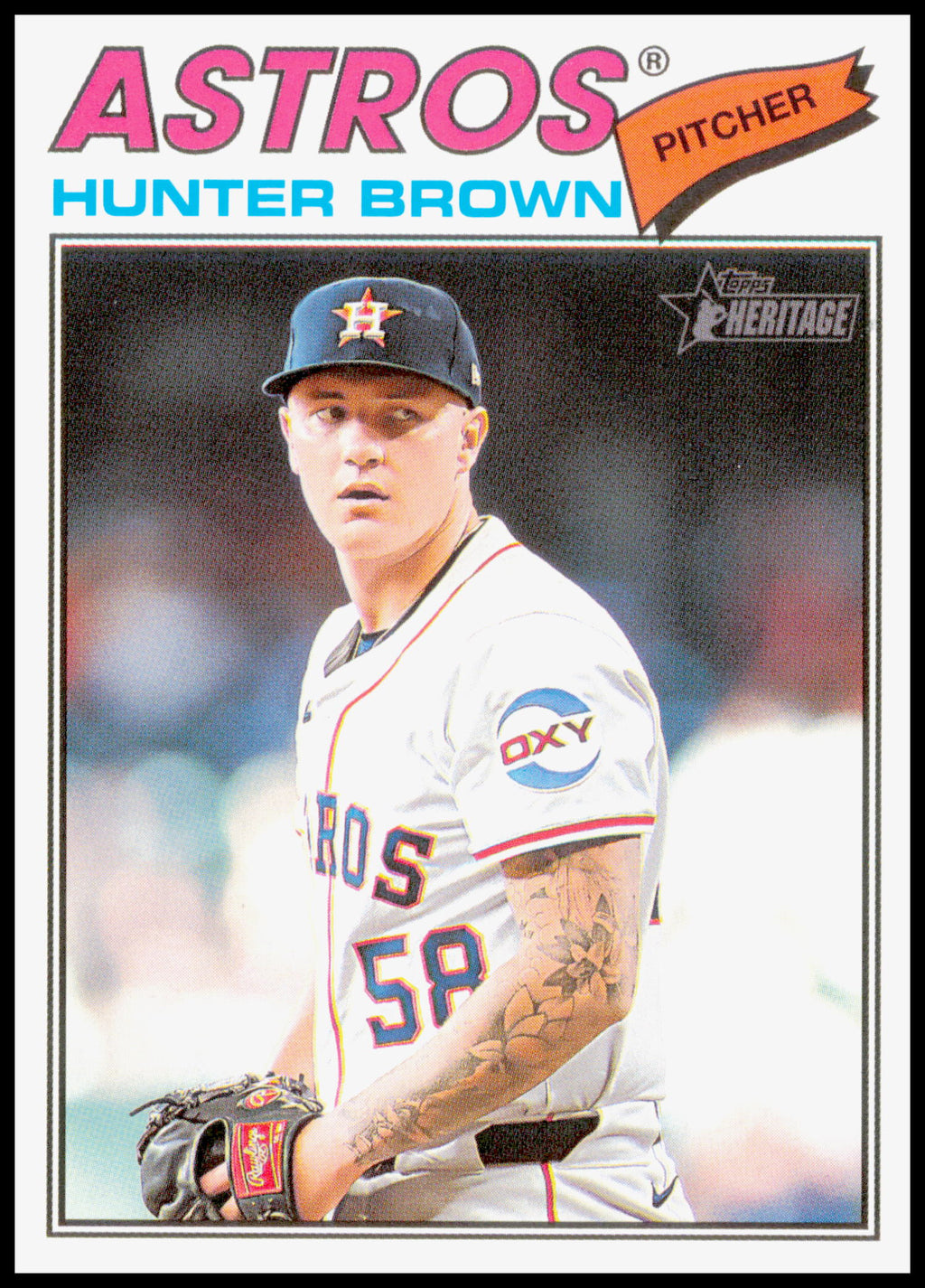 2026 Topps Heritage Hunter Brown Card