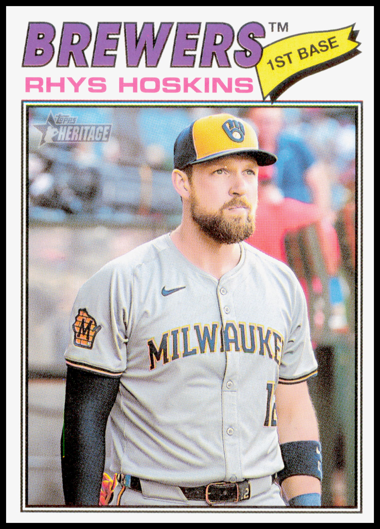 2026 Topps Heritage Rhys Hoskins Card