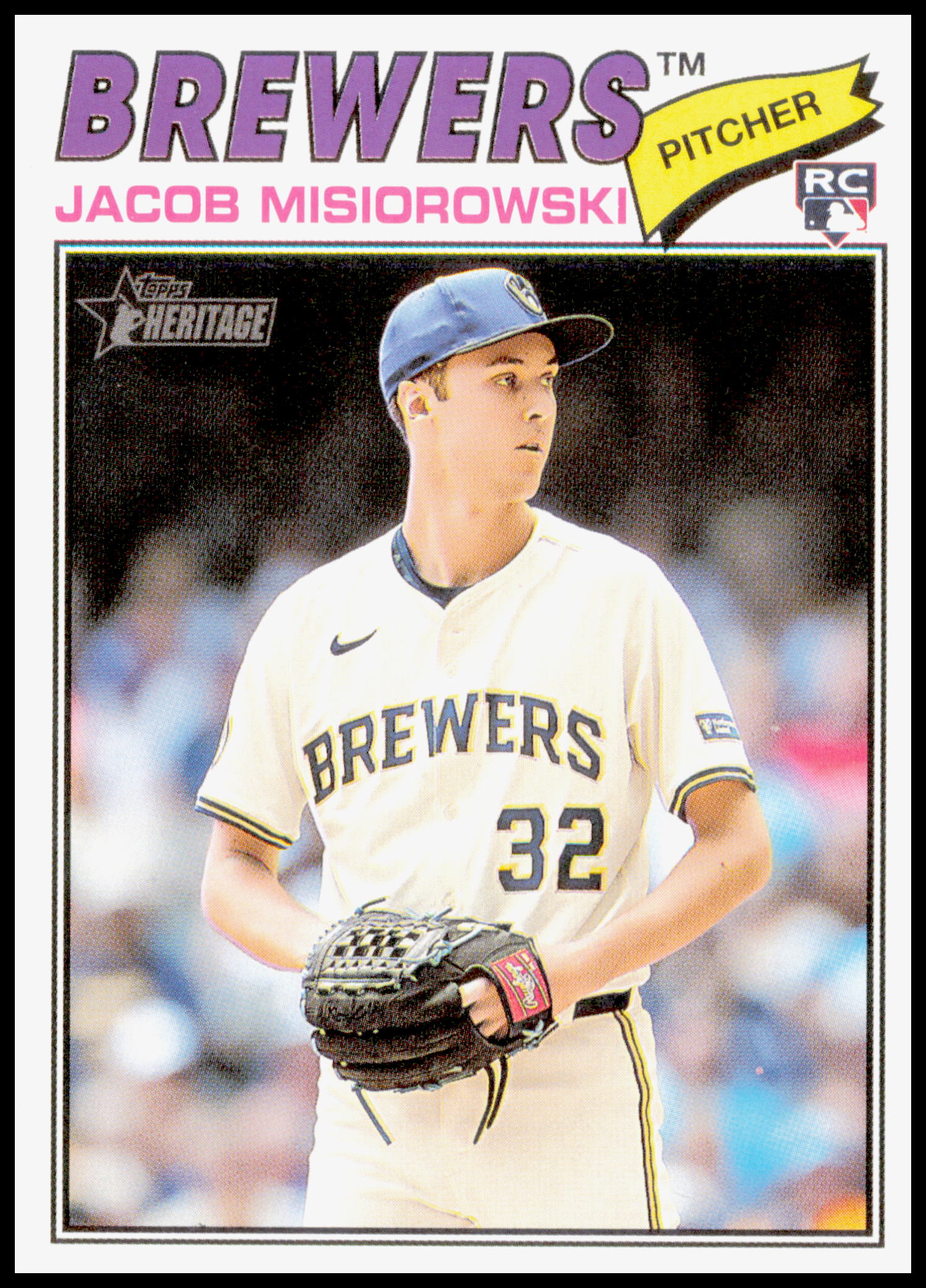 2026 Topps Heritage Jacob Misiorowski Card Rookie