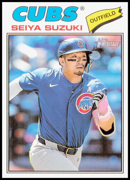 2026 Topps Heritage Seiya Suzuki Card