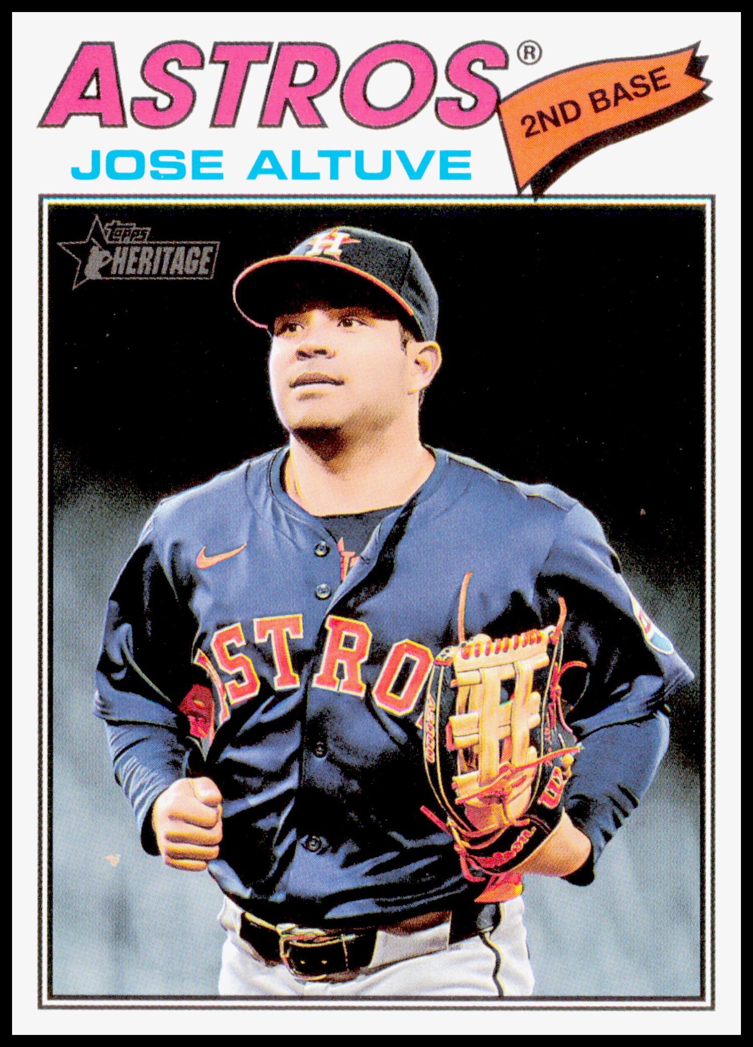 2026 Topps Heritage Jose Altuve Card