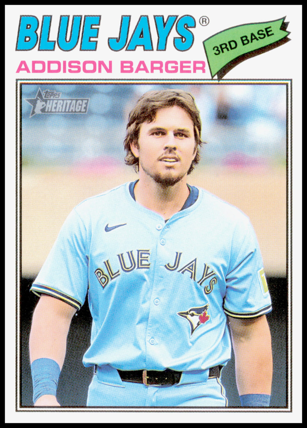 2026 Topps Heritage Addison Barger Card