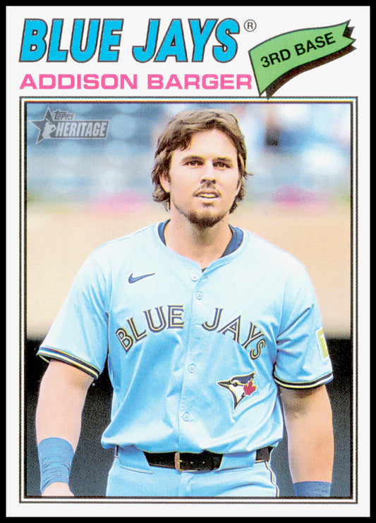 2026 Topps Heritage Addison Barger Card