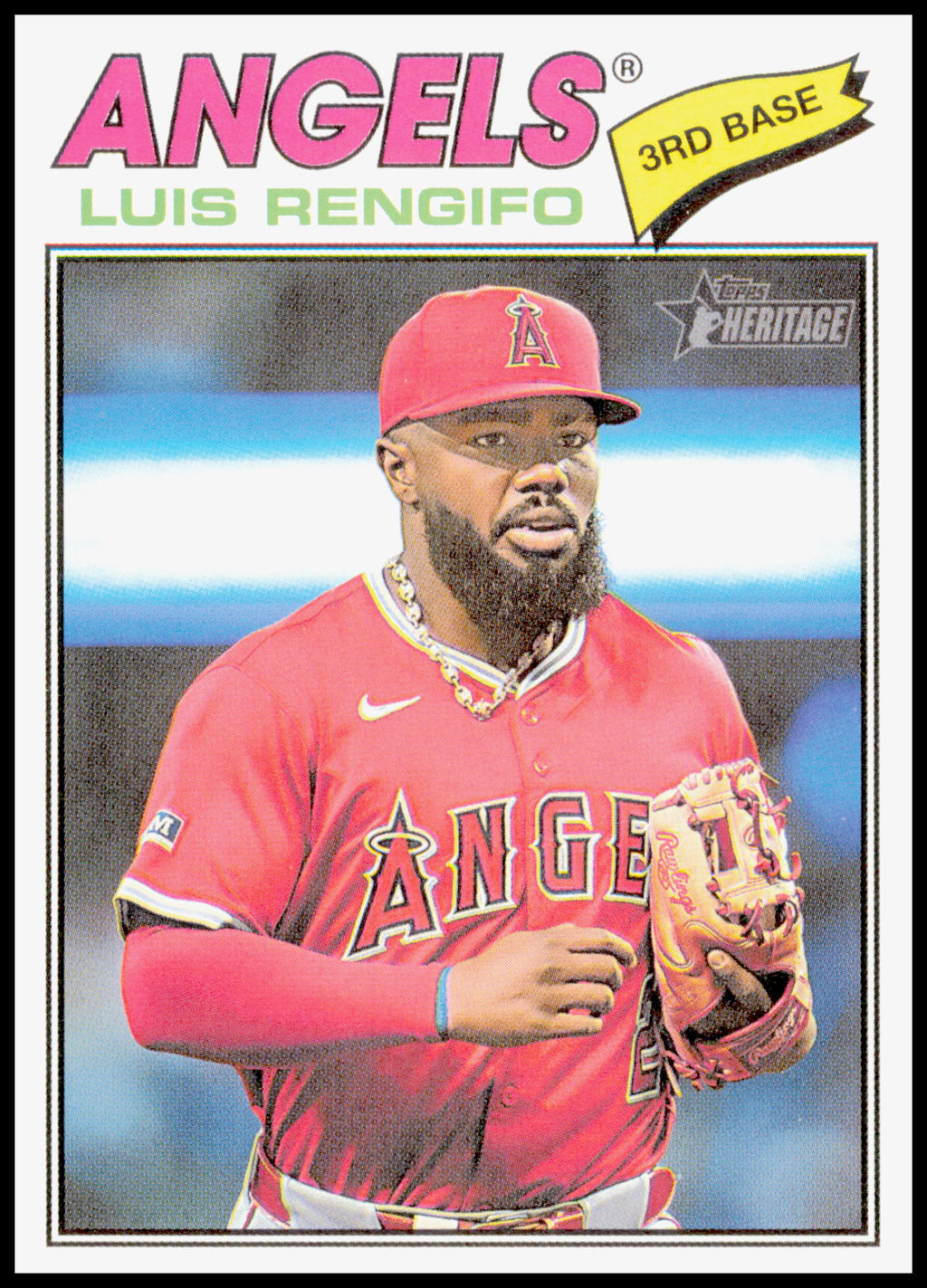 2026 Topps Heritage Luis Rengifo Card