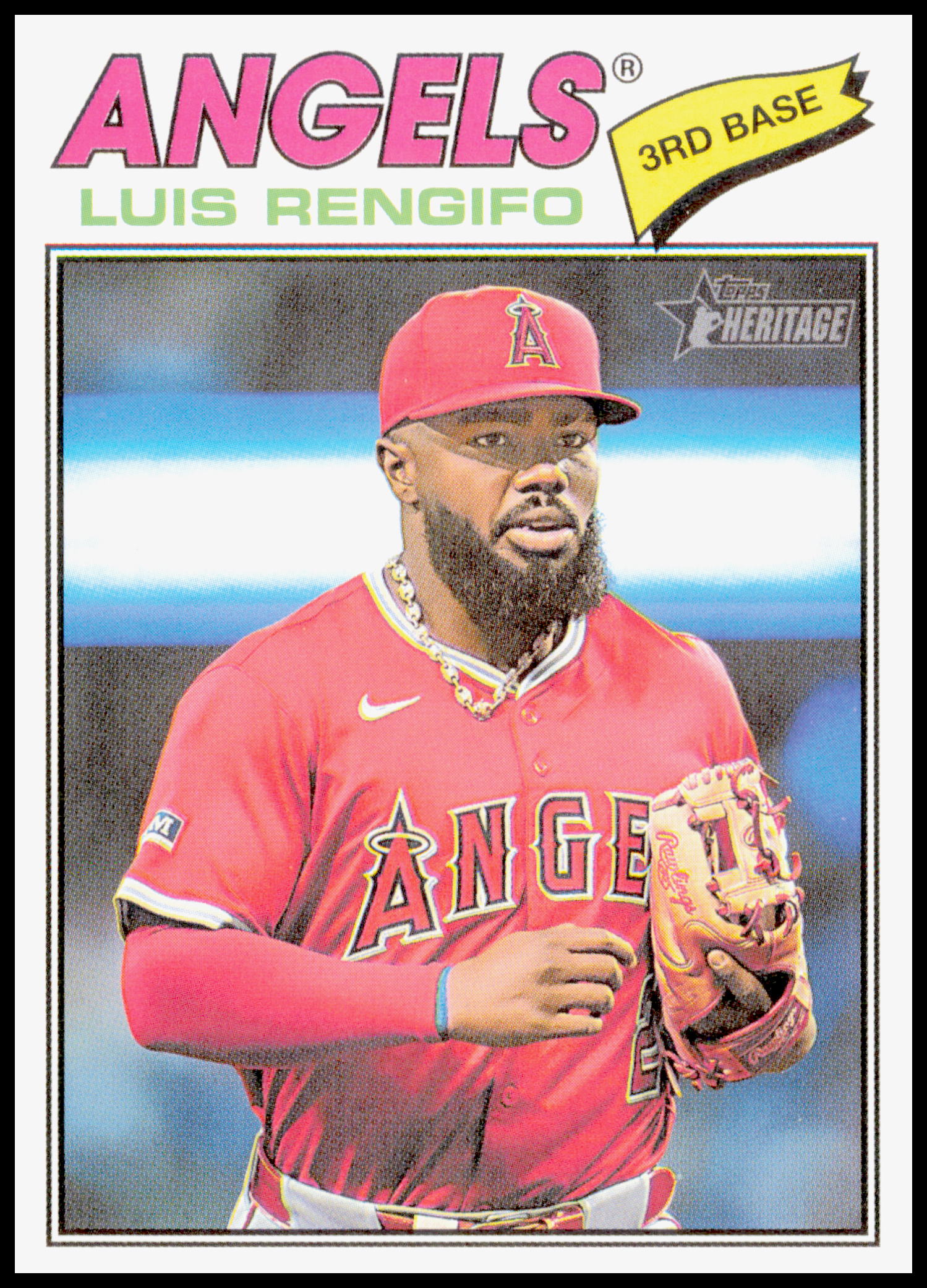 2026 Topps Heritage Luis Rengifo Card