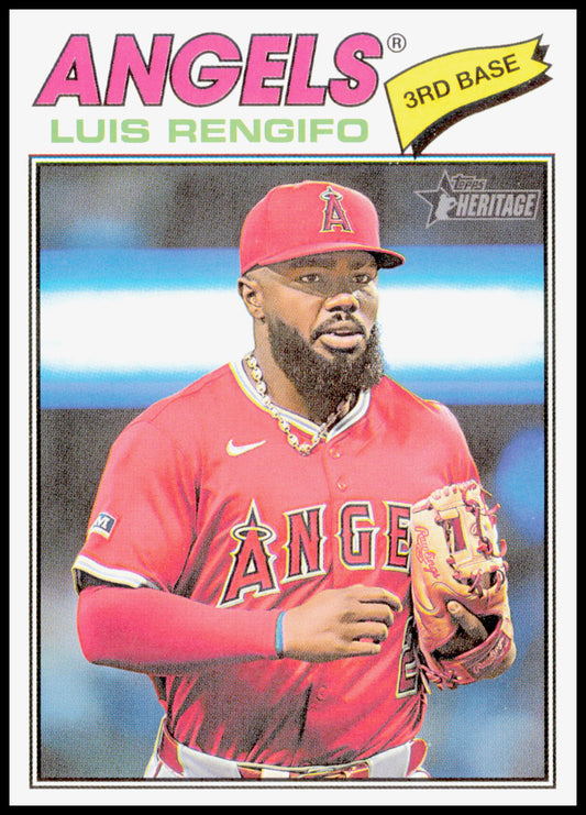 2026 Topps Heritage Luis Rengifo Card