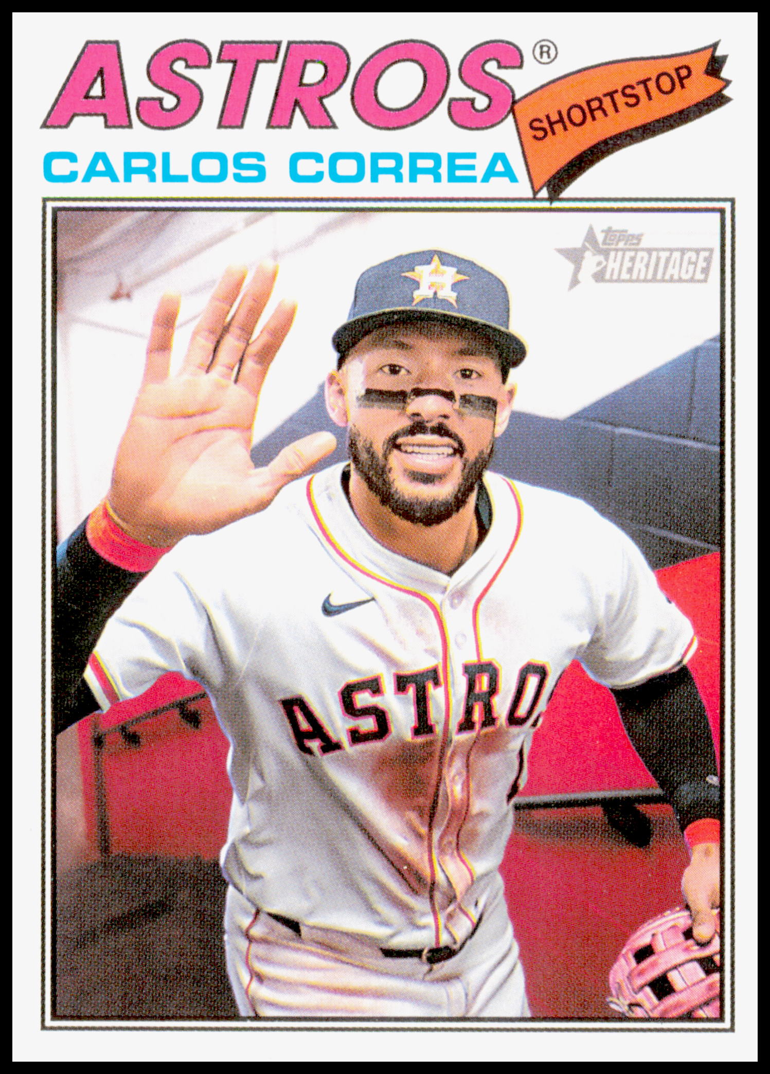 2026 Topps Heritage Carlos Correa Card Houston Astros #154