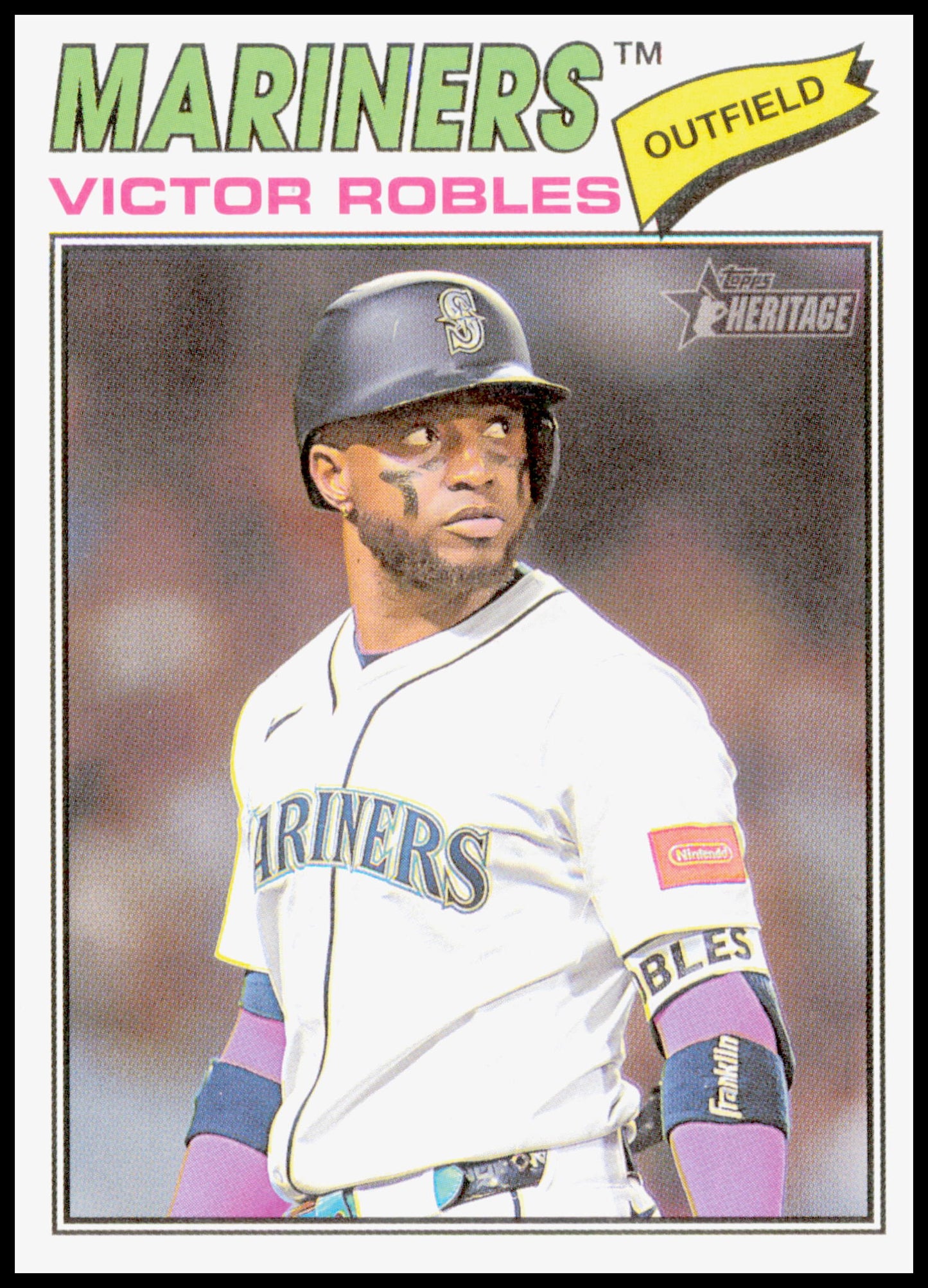 2026 Topps Heritage Victor Robles Card