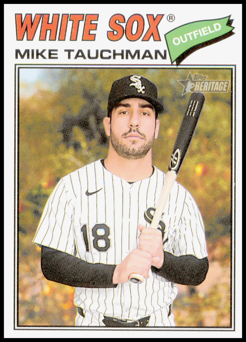 2026 Topps Heritage Mike Tauchman Card