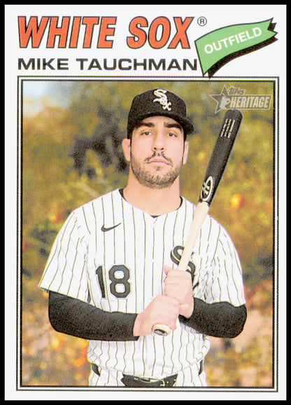 2026 Topps Heritage Mike Tauchman Card