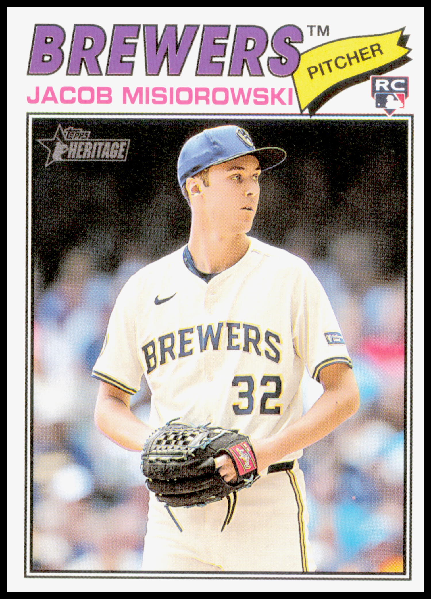 2026 Topps Heritage Jacob Misiorowski Card RC RC