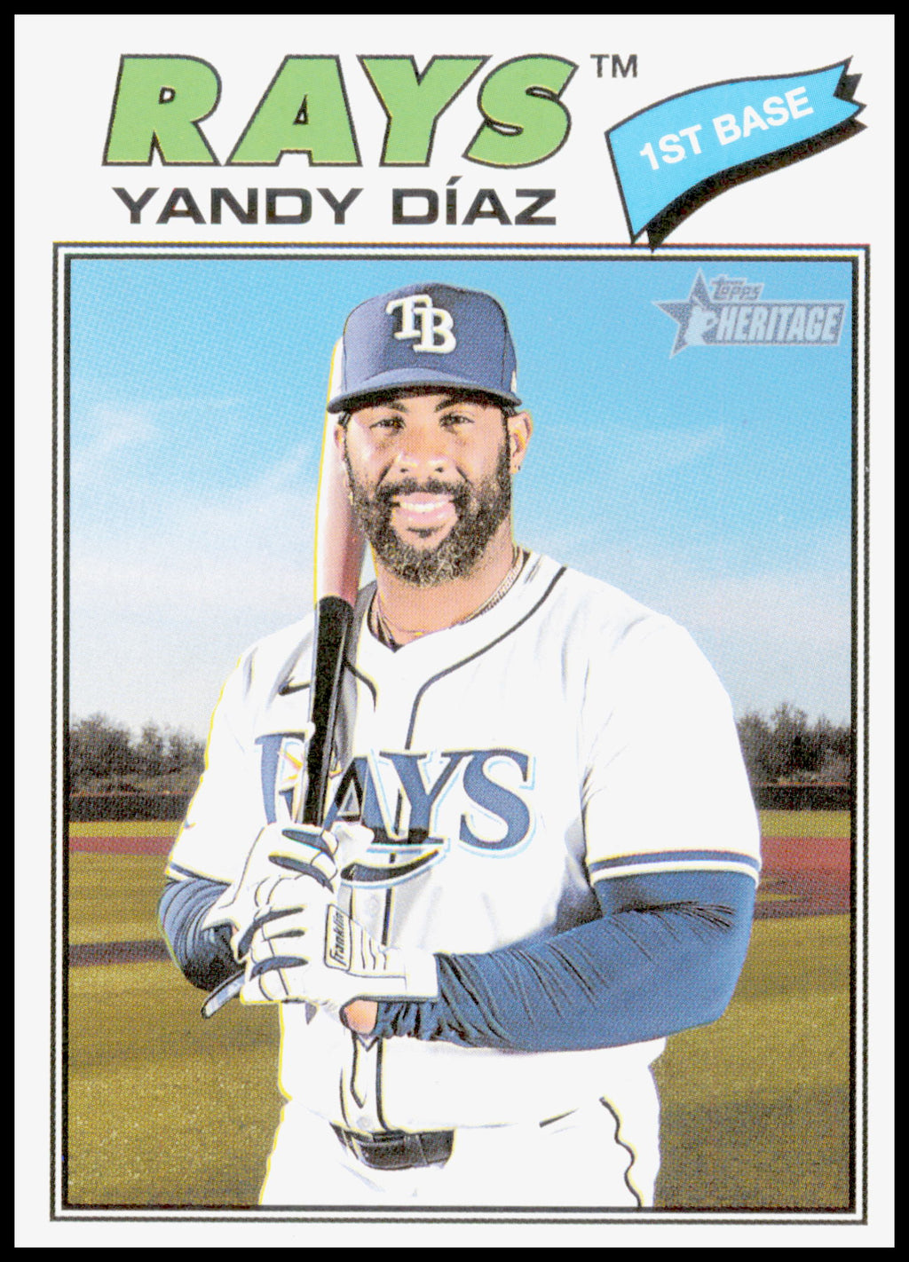 2026 Topps Heritage Yandy Díaz Card