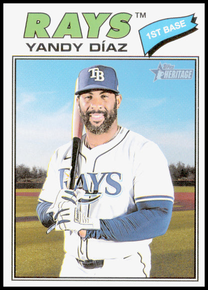 2026 Topps Heritage Yandy Díaz Card