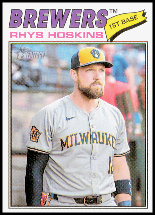 2026 Topps Heritage Rhys Hoskins Card