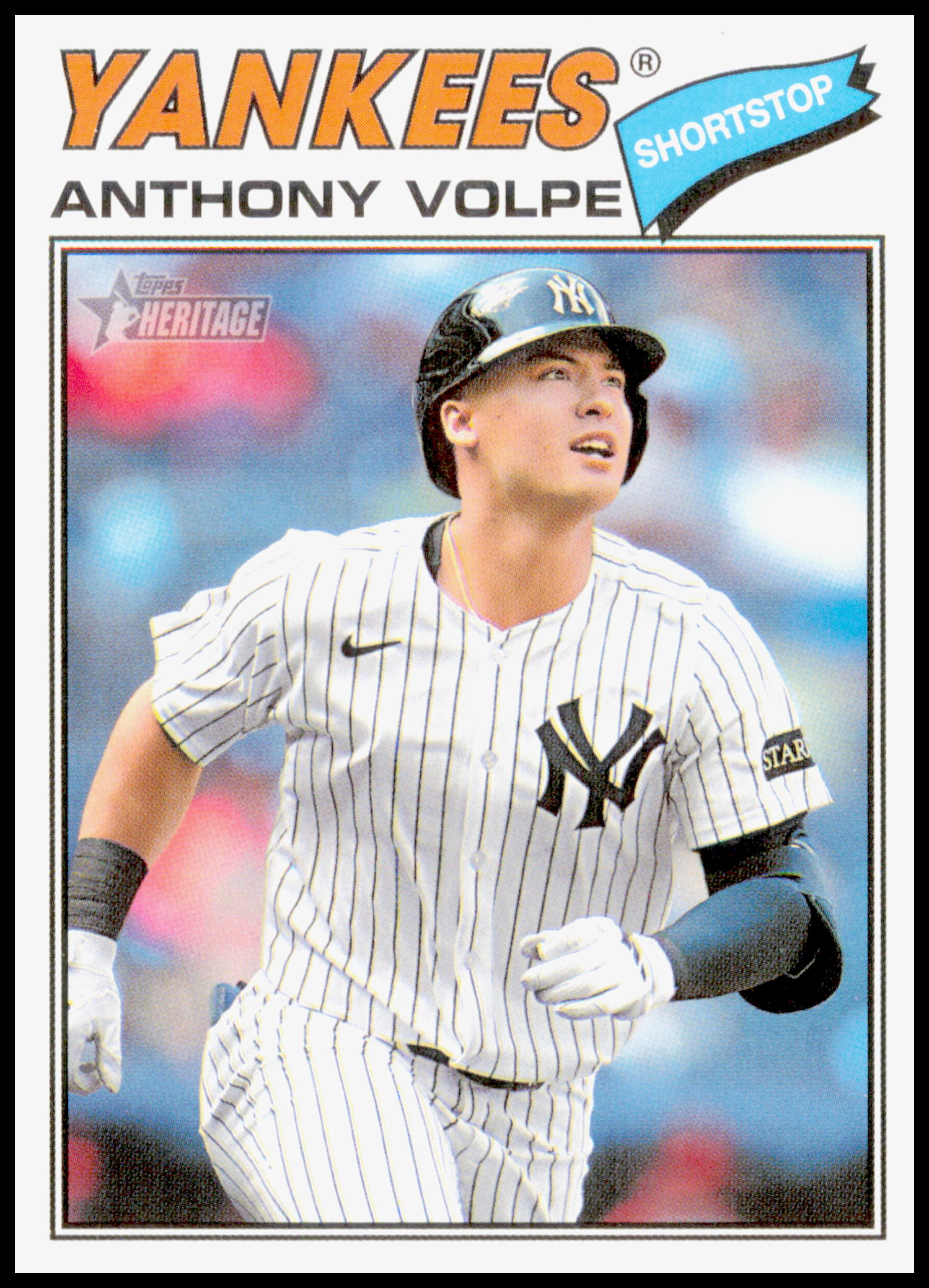 2026 Topps Heritage Anthony Volpe Card New York Yankees #297