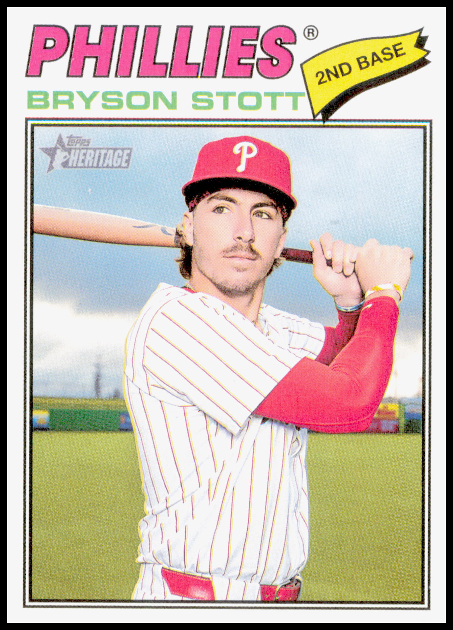 2026 Topps Heritage Bryson Stott Card