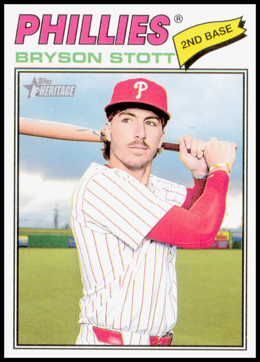 2026 Topps Heritage Bryson Stott Card