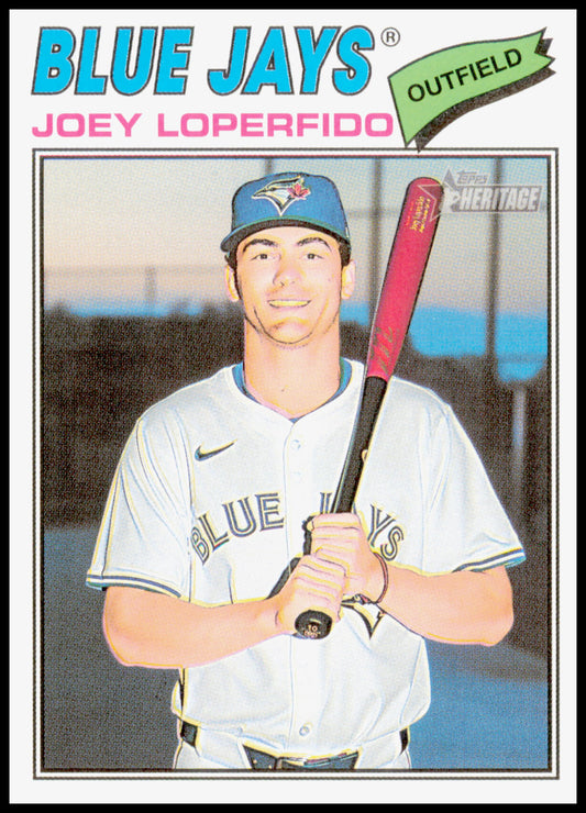 2026 Topps Heritage Joey Loperfido Card Toronto Blue Jays #354