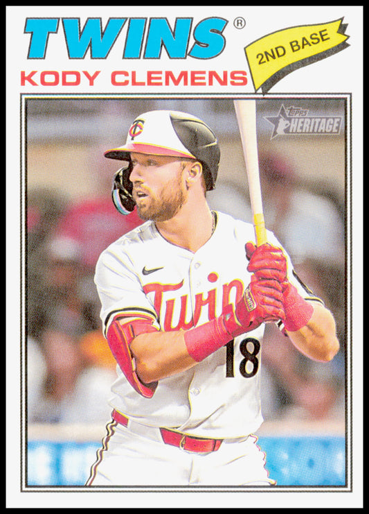 2026 Topps Heritage Kody Clemens Card Minnesota Twins #321
