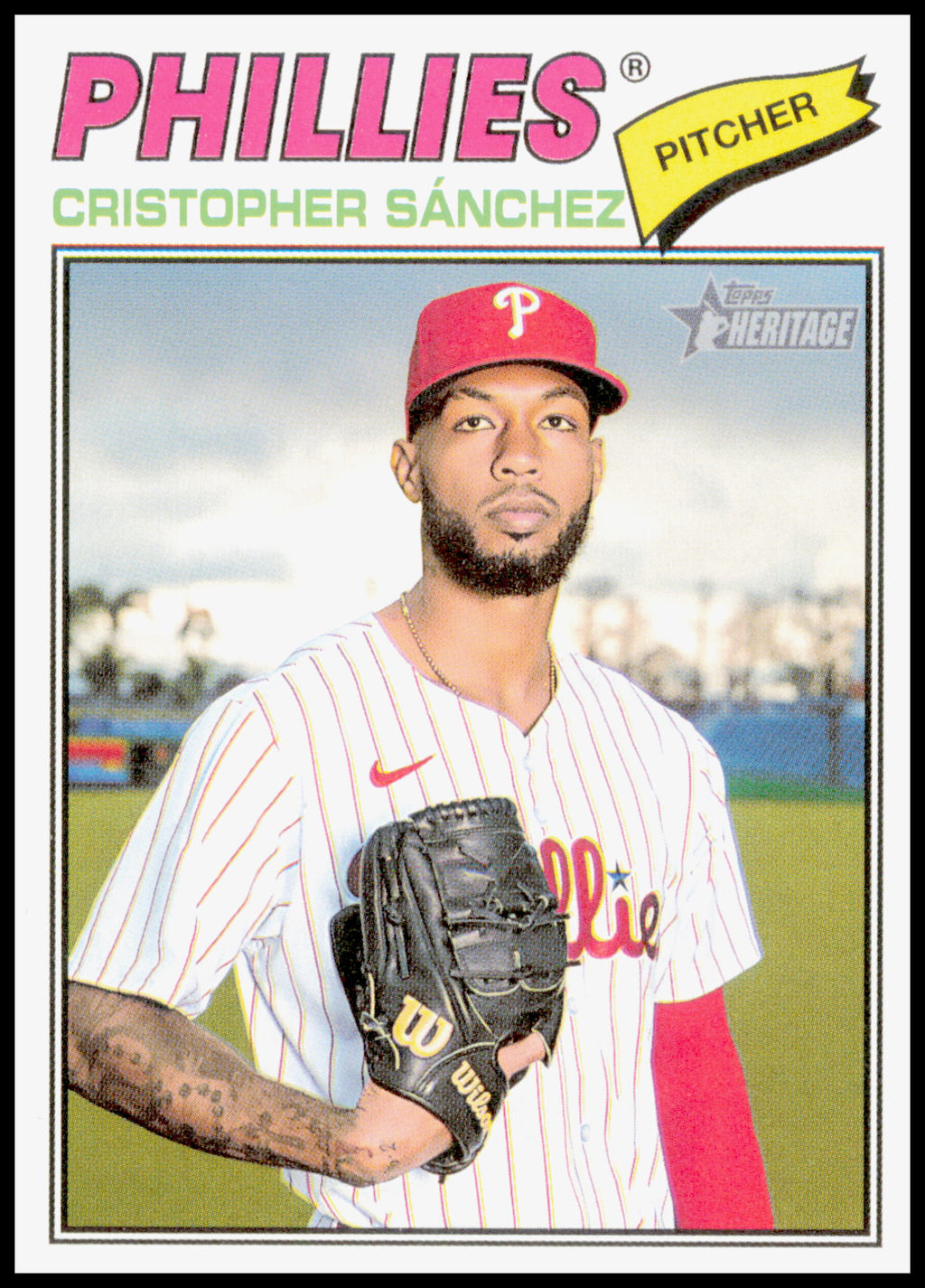 2026 Topps Heritage Cristopher Sánchez Card