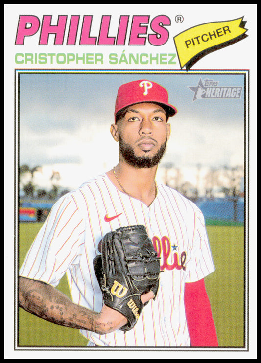2026 Topps Heritage Cristopher Sánchez Card