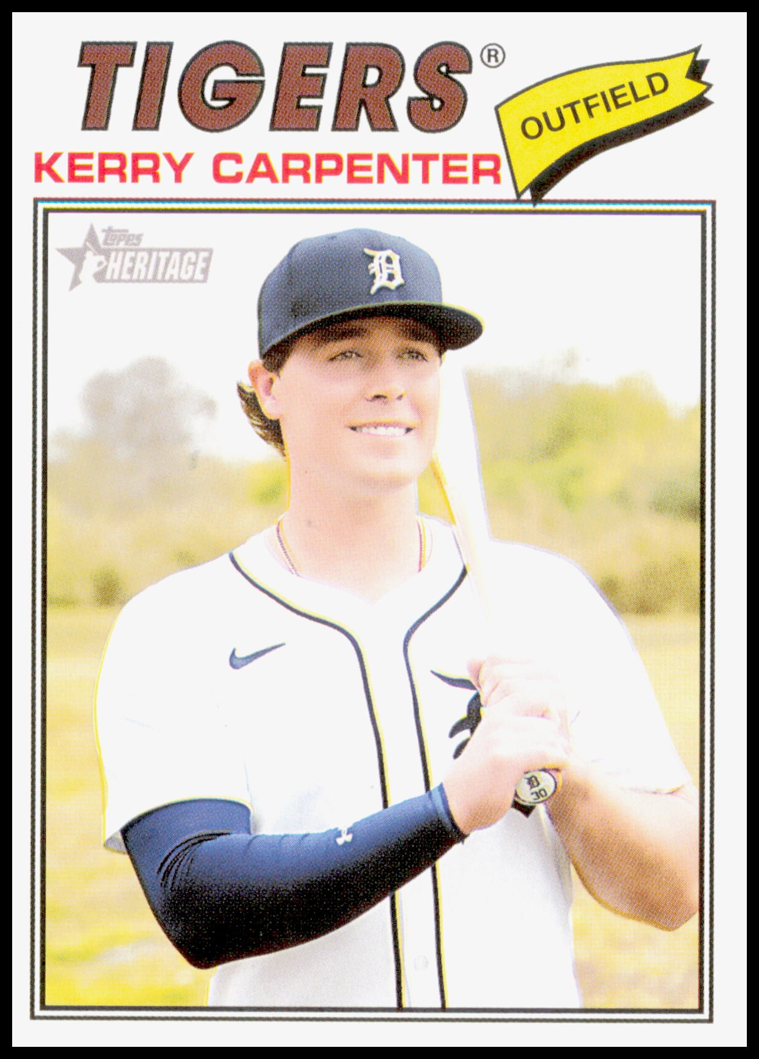 2026 Topps Heritage Kerry Carpenter Card