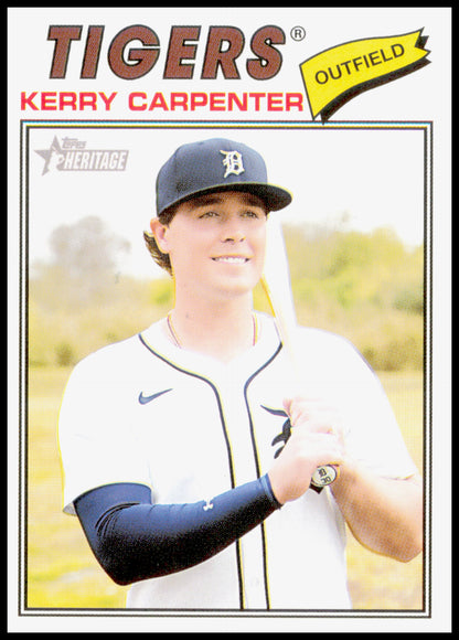 2026 Topps Heritage Kerry Carpenter Card