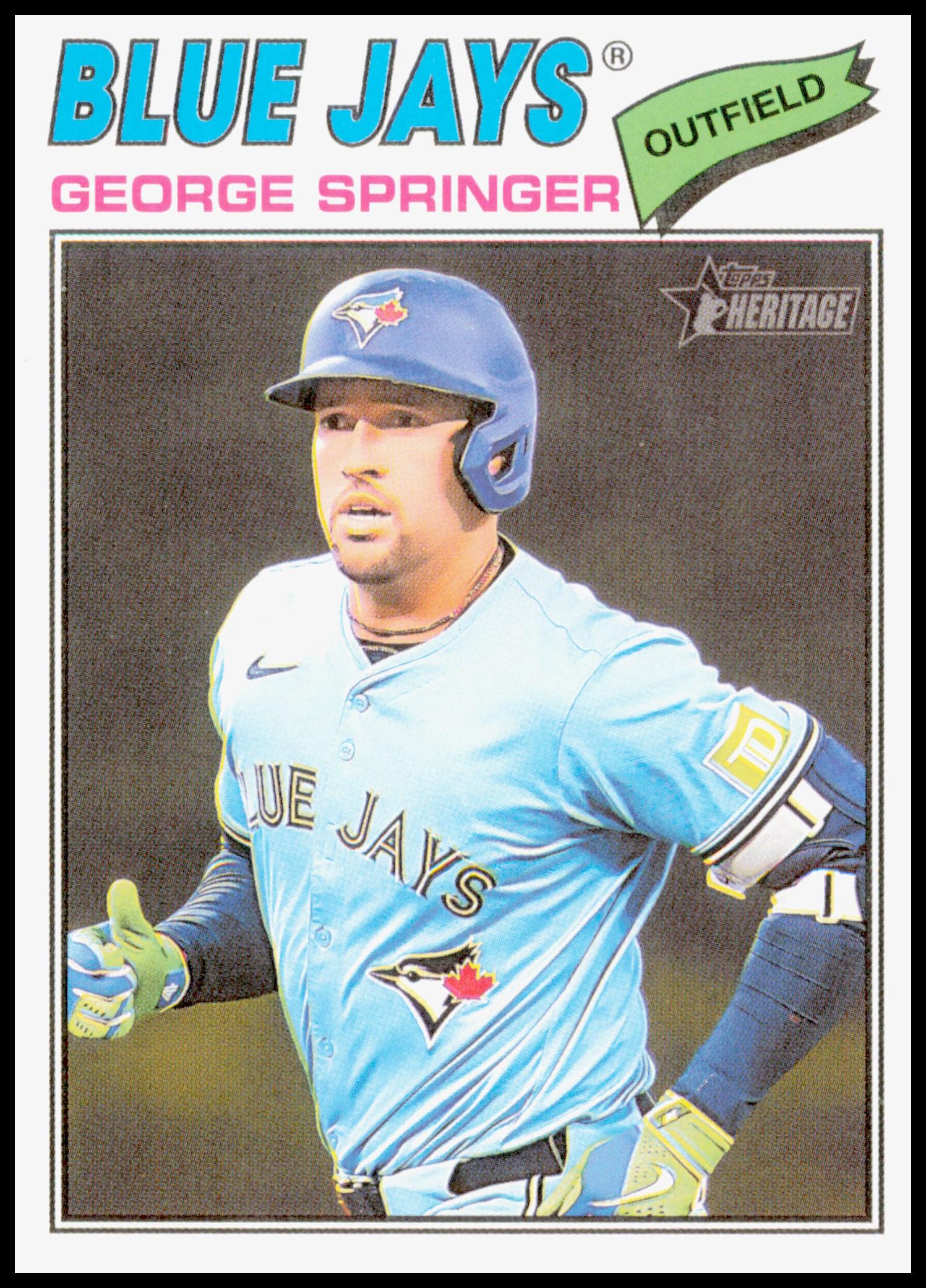 2026 Topps Heritage George Springer Card