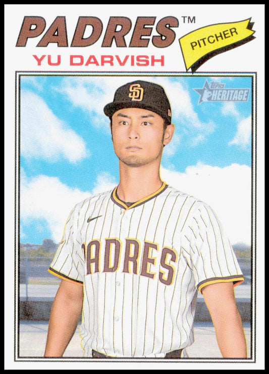 2026 Topps Heritage Yu Darvish Card