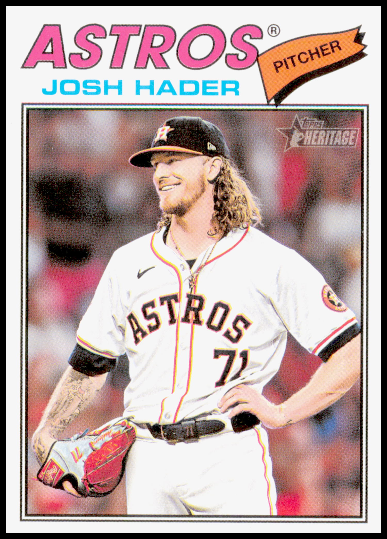 2026 Topps Heritage Josh Hader Card Houston Astros #9