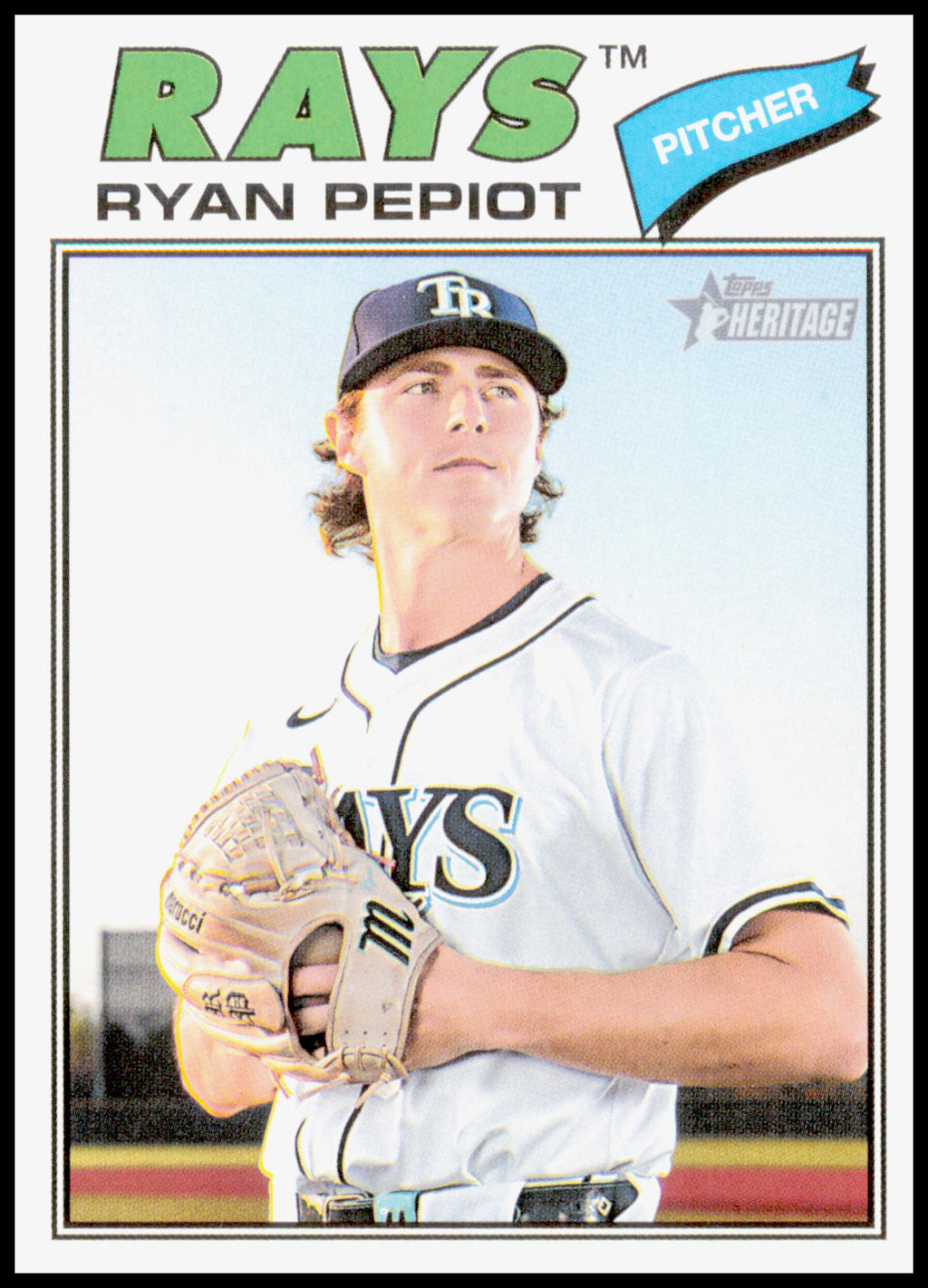 2026 Topps Heritage Ryan Pepiot Card