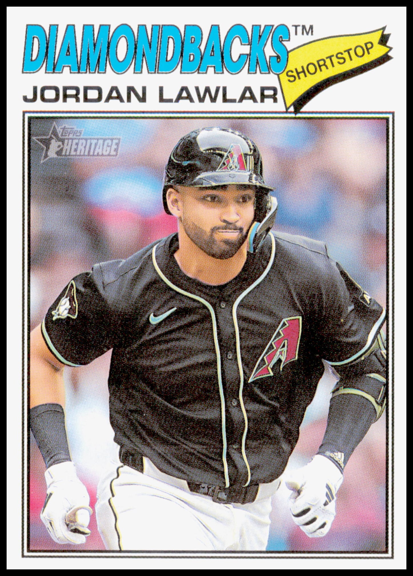 2026 Topps Heritage Jordan Lawlar #172 Arizona Diamondbacks SS Shortstop