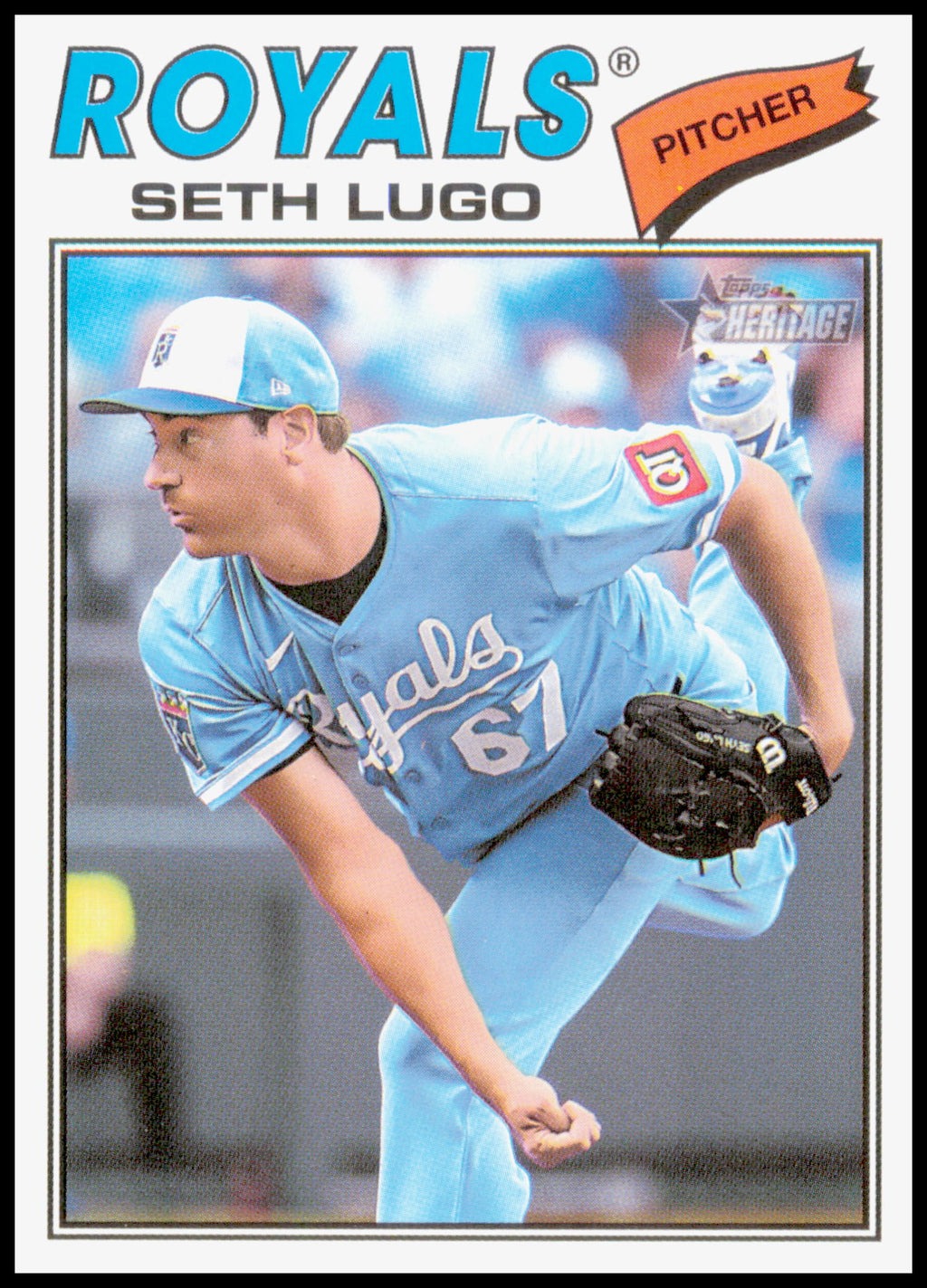 2026 Topps Heritage Seth Lugo Card Kansas City Royals #192
