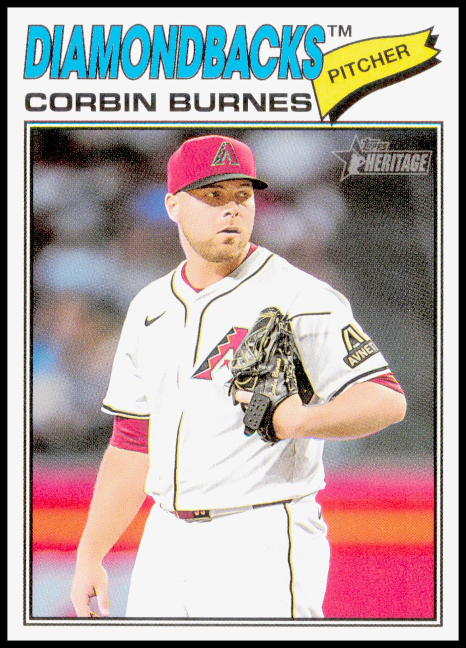 2026 Topps Heritage Corbin Burnes Card