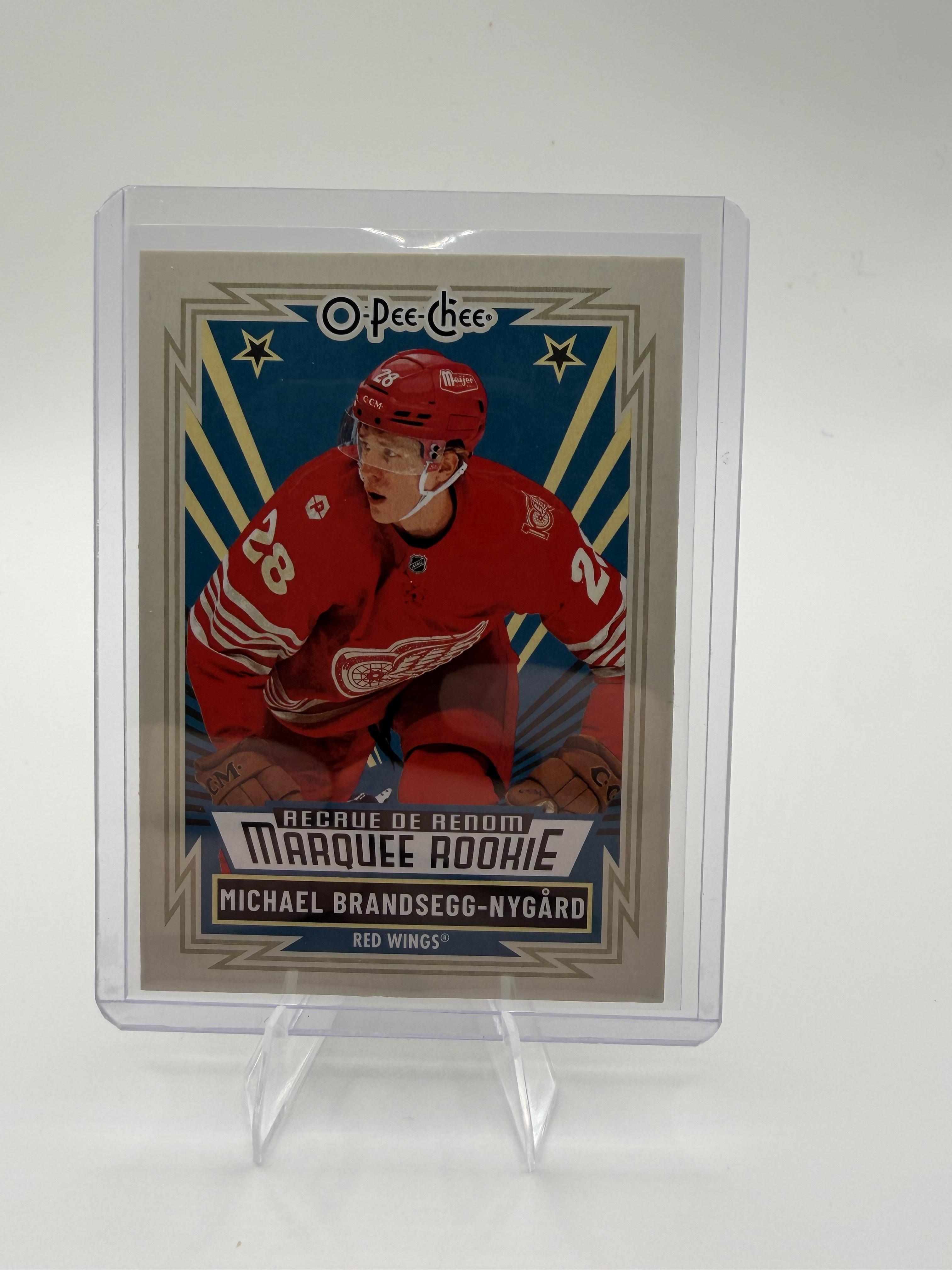 2025-26 O-Pee-Chee Michael Brandsegg-Nygard Card Retro