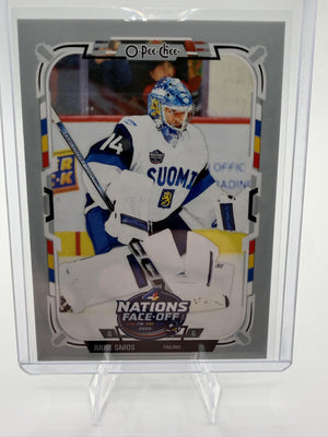 2025-26 O-Pee-Chee Juuse Saros Card