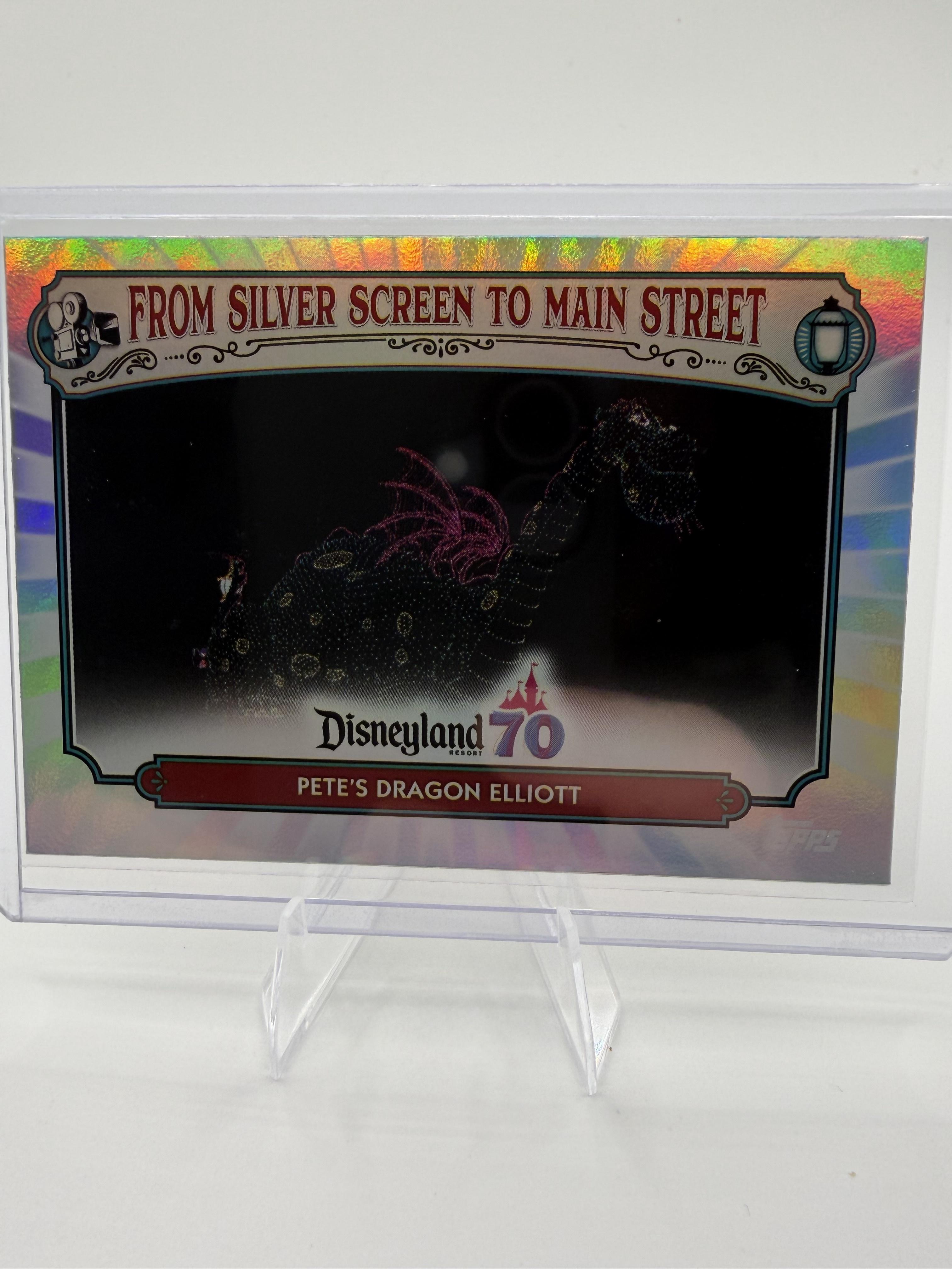 2025 Topps Disneyland 70th  Pete’s Dragon Elliott To Main Street Foil