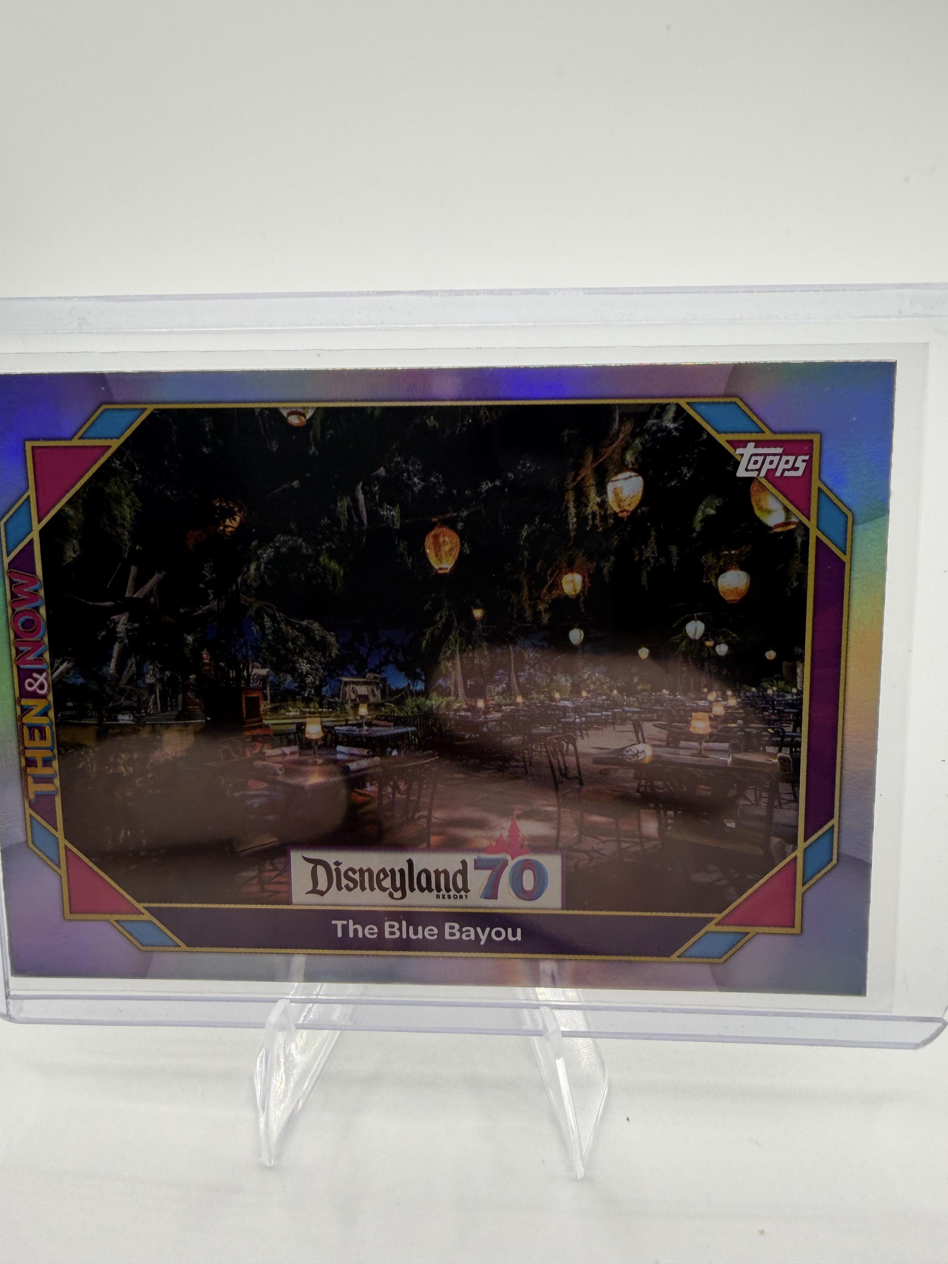 2025 Topps Disneyland 70th  The Blue Bayou #77 Rainbow Foil Parallel