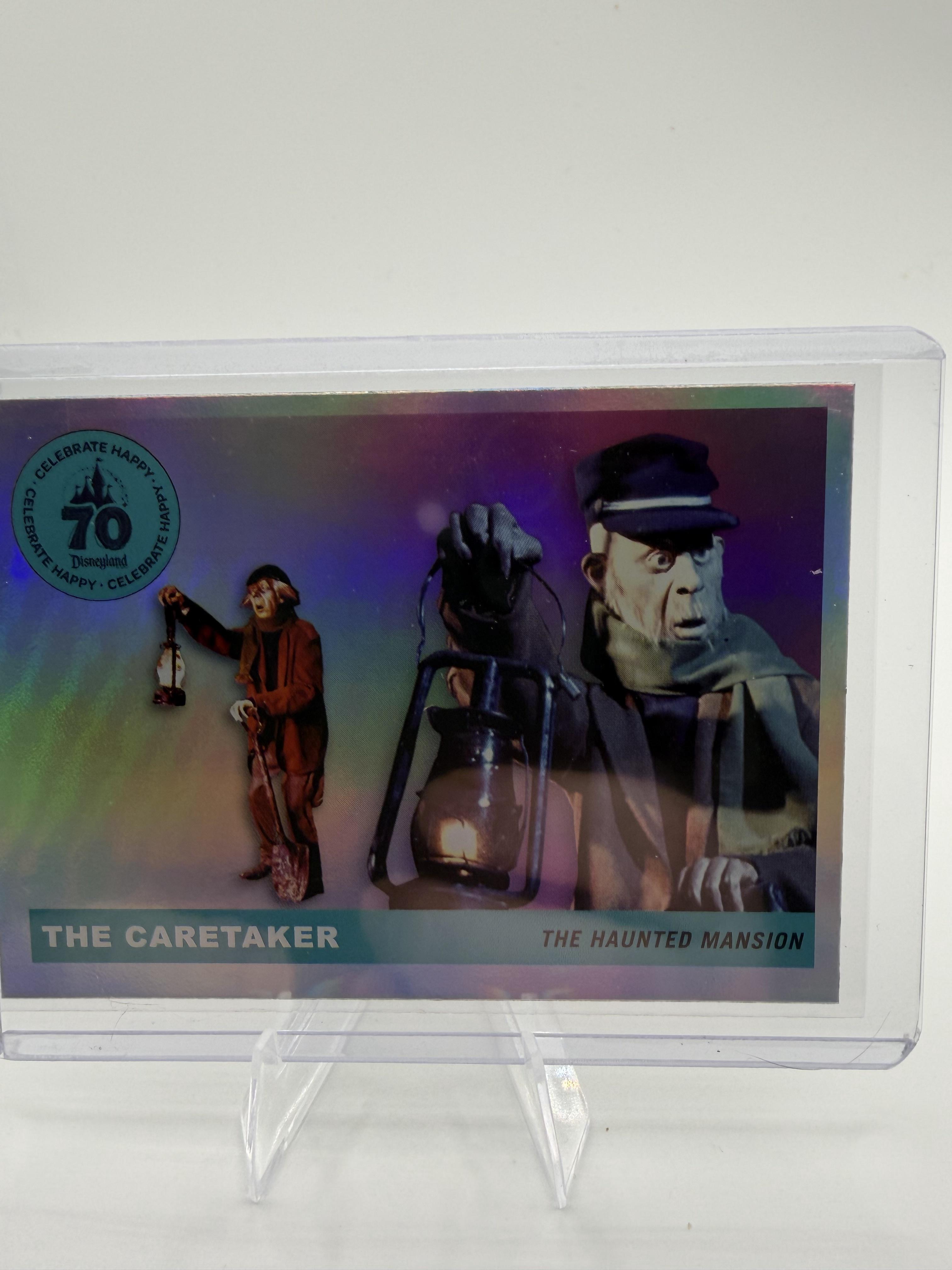2025 Topps Disneyland 70th Haunted Mansion The Caretaker #T55-20 Rainbow Foil