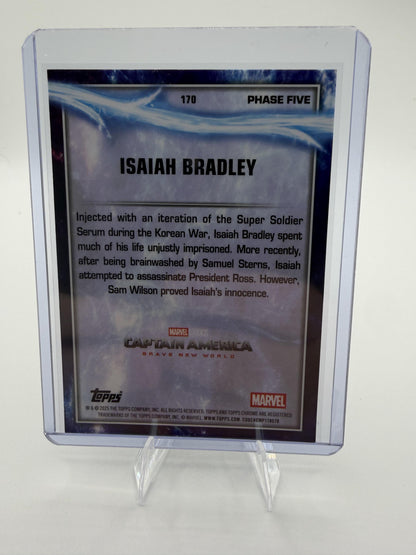 2025 Topps Chrome Marvel Studios Isaiah Bradley Card  Refractor